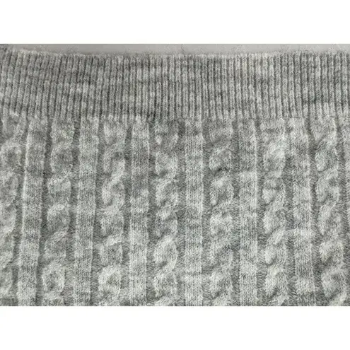 New York & Co. Cable Knit Tank Top Boxy Oversized Cropped Grey Size XL​