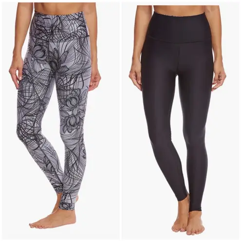 Beyond Yoga Flip It And Reverse It High Waisted Yoga Leggings Gray/Black