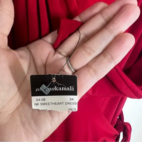 Norma Kamali NEW Sz XXL Sweetheart Neck Wrap Dress Red