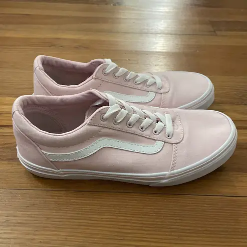 VANS Old Skool Pink Low top Sneaker Shoes Missy Size 6 Casual School Skateboard