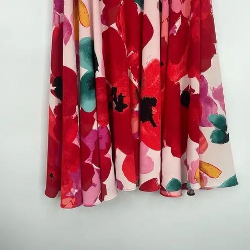 Gabby Skye Women's Multicolor Floral Print Sleeveless Fit & Flare Dress Size 6