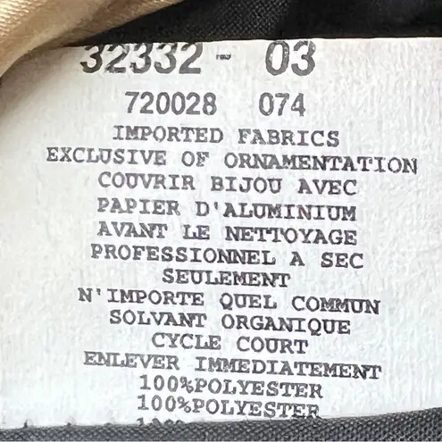 Gunne Sax Jessica McClintock for Size 13/14 Sleeveless Prom Black & Gold Dress