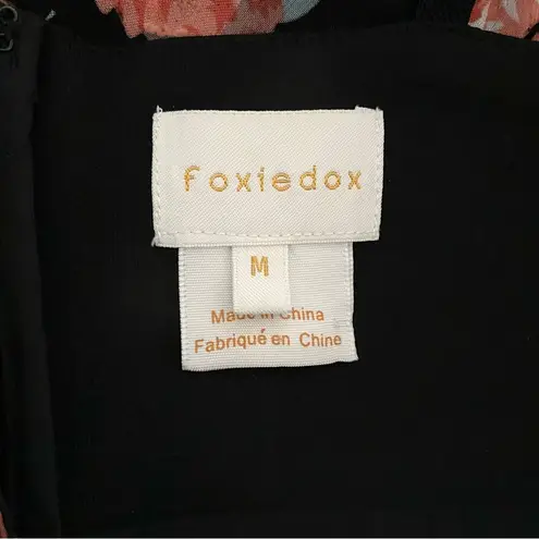 Foxiedox darlene dress maxi ruffled tiered floral flowers boho size M