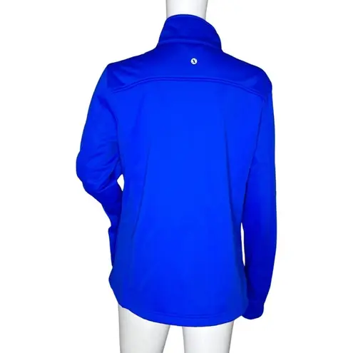 Xersion  Jacket Womens Medium Royal Blue Colorful Gym Workout Athletic Athleisure