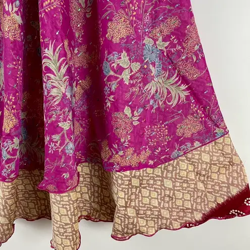 Boutique Reversible Maxi Wrap Skirt BINW205