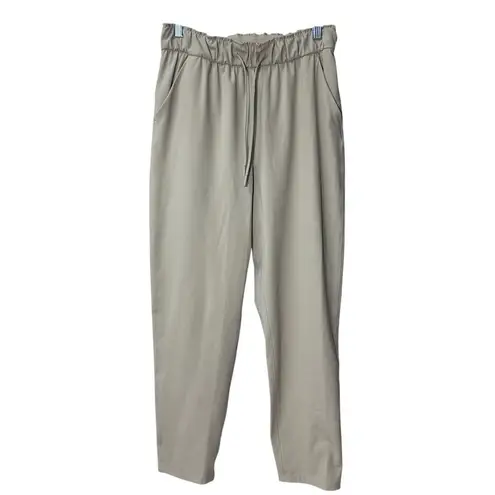 Lululemon  Cream Light Tan Keep Moving Pants 7/8 High-Rise Size 6 Style W5CZES