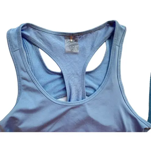 Calia Light Blue Women’s Cut Out Back Sleeveless Tank Top XS