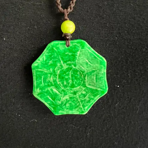 Dark Green Jade Necklace