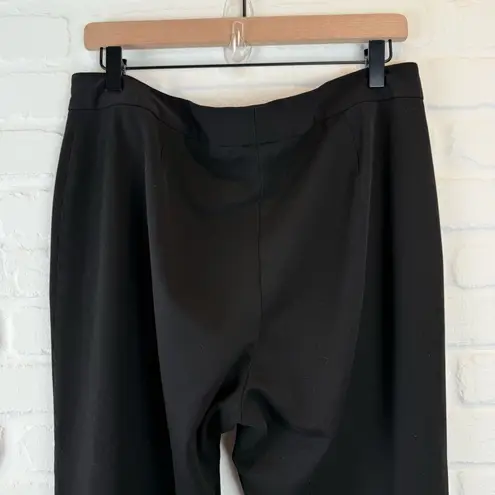 Karen Kane Essentials Black Straight Leg Trousers Size 12