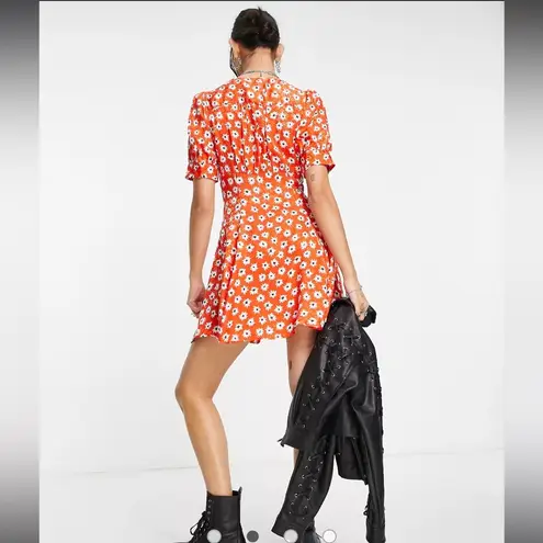 Topshop Floral V Neck Swing Tea Dress Size 4 - $33 New With Tags - From  Holly