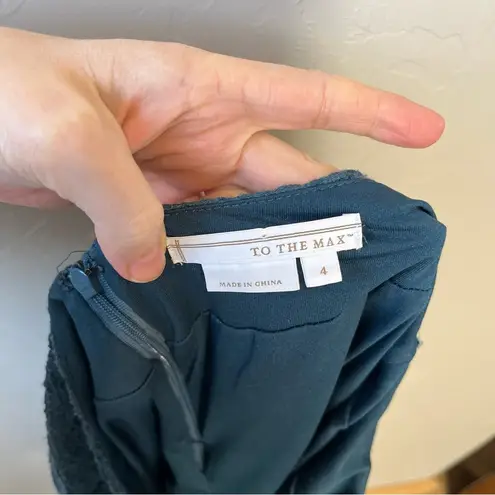 Blue skirt Ribbon Fairy Whimsigoth Midi Romantic Renaissance cottage peasant Size 4