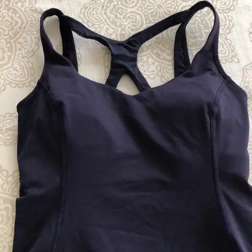 Lululemon  Navy Tank Top with built in bra 4