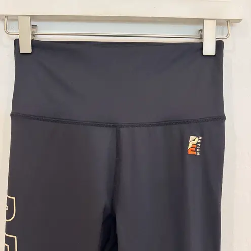 PE Nation High Rise Logo 7/8 Athletic Workout Leggings Gym Pant Activewear Small Black