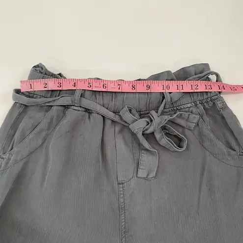 Thread & Supply Gray Paperbag Waist Tie Shorts Size Small