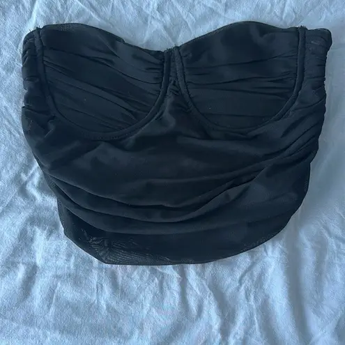 ZARA  Tulle Corset Top - Image 3