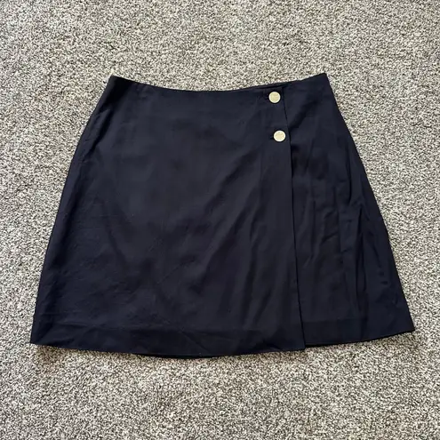 Reiss  black wrap mini skirt size 8