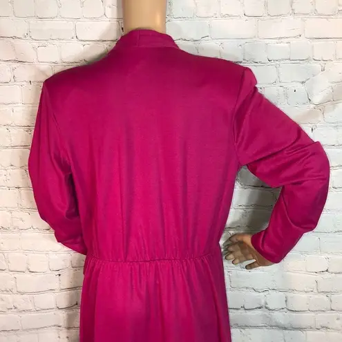 Carriage Court Hot Pink Dress Big Shoulder… Size 10