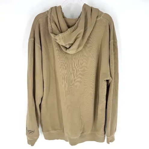 Fan Girls Minnesota Hockey Hoodie Tan Size XL