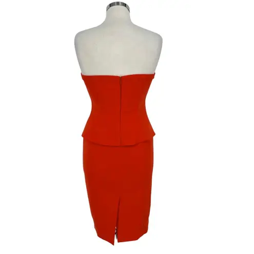 Jay Godfrey Tama Strapless Red