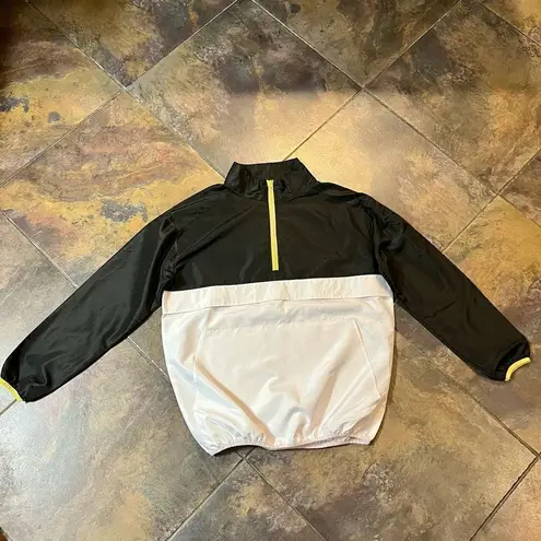 North & Acrux Color Block Windbreaker Medium Black