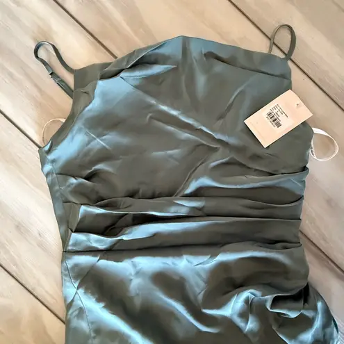 Birdie Grey Lydia Dress Green Medium NWT