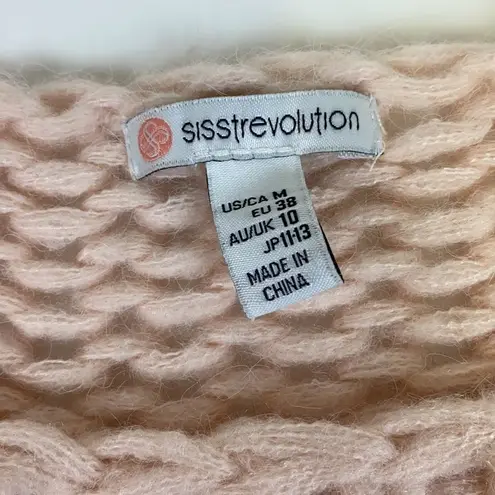 SisstRevolution Womens Chunky Aloha Always Knit Sweater C31 Pink Size M