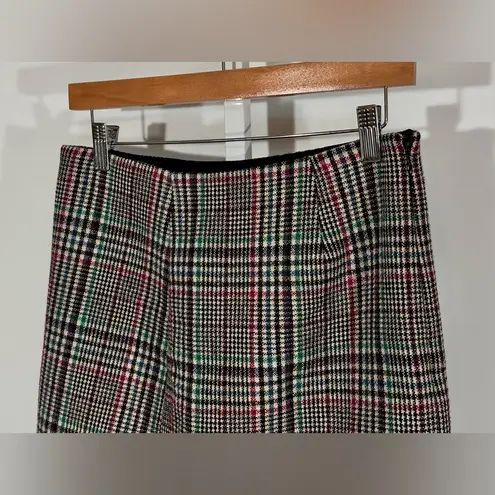 Sézane wool blend plaid mini skirt – Parisian preppy academia cottagecore mini S