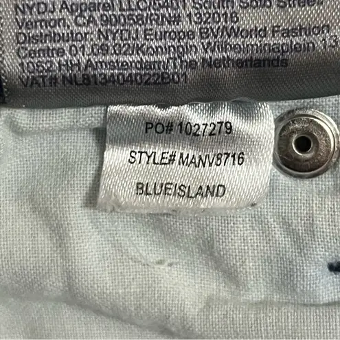 NYDJ Jeans Bailey Relaxed Straight Leg High Rise Lift Tuck Technology Size 8