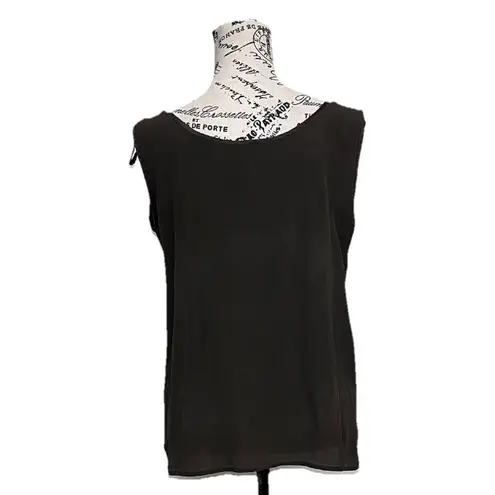 Vintage COCOON Chocolate Brown Silk Satin Blouse Normcore Forest Granola Girl L Size L