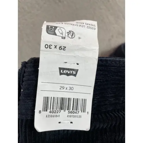 Levi's NWT  Women Corduroy‎ High Waist Mom Jeans Straight Leg Denim 29/30 School
