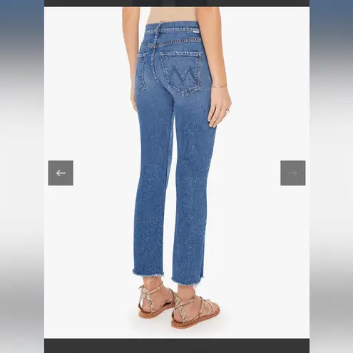 NWT Mother Mid Rise Rider Ankle Jeans Blue Size 26