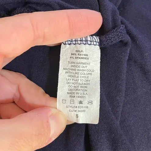 Women’s Vanilla Sugar blue embellished American flag sleeveless top Small