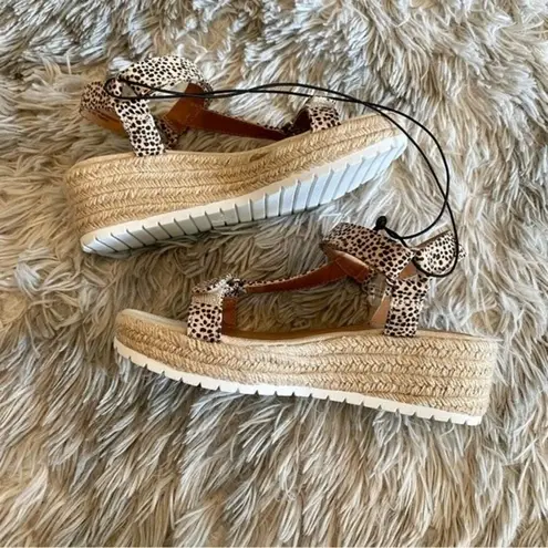 Universal Threads Universal Thread Women’s Bree Platform Cheetah Print Espadrilles Brown 5.5 NWT