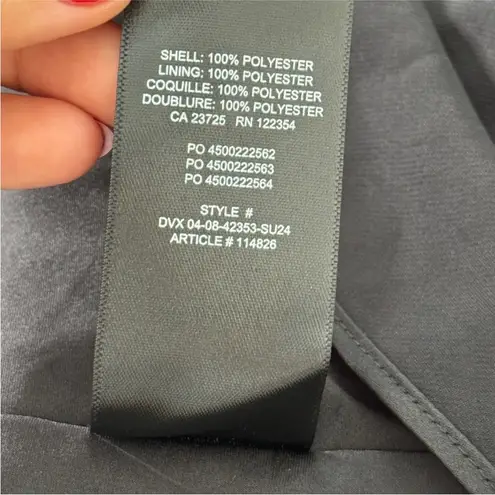 Wilfred  Black Halter Formal Gown Satin Portrait