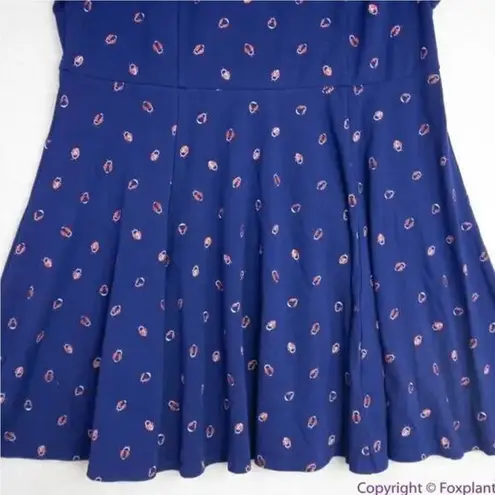 Unique Vintage Gwynnie Bee ladybug Print Dress, 2X