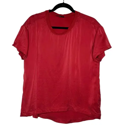 Quince Washable Silk Pajama Set Women’s Crimson Size Medium