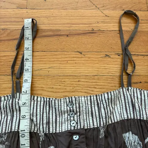 Vintage Y2K Animale Brown Floral Bubble Dress Size Medium