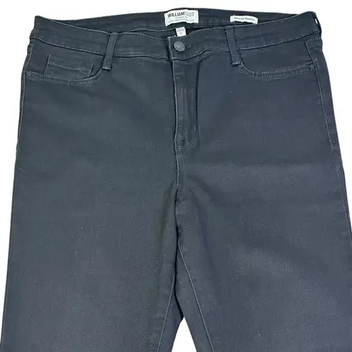 William Rast Sculpted High Rise Skinny Jeans Womens 31 Black Distressed Grunge - Image 2