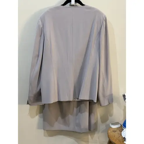 Marina Ronaldo 2 Piece Midi Skirt Suit Set Size 21 US 12 Made In Italy