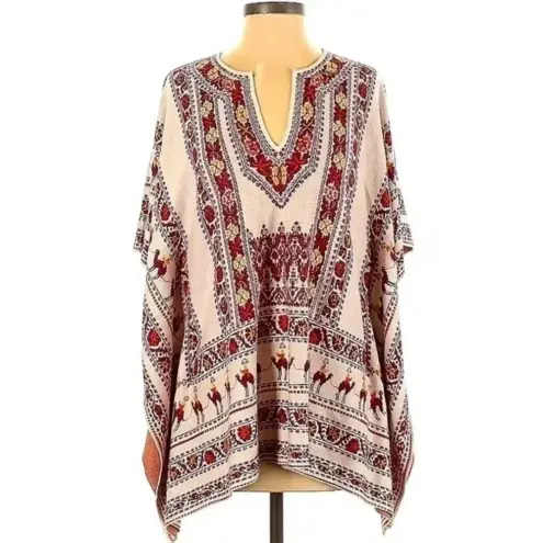 BCBGMAXAZRIA  | Boho Aztec Poncho Shrug Kalanie Caravan Knit Size S Small - RARE