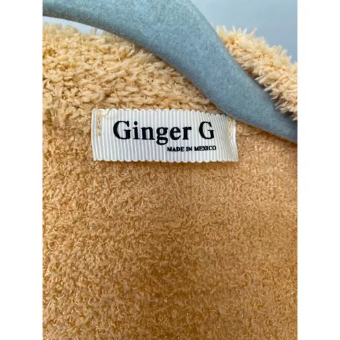 Ginger G  Buttery Soft Cardigan Cropped Fuzzy Sherpa Cozy Autumn Winter Pumpkin S - Image 4