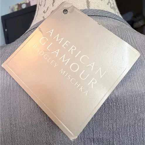 Badgley Mischka American Glamour by Beaded Blouse Size Small NWT