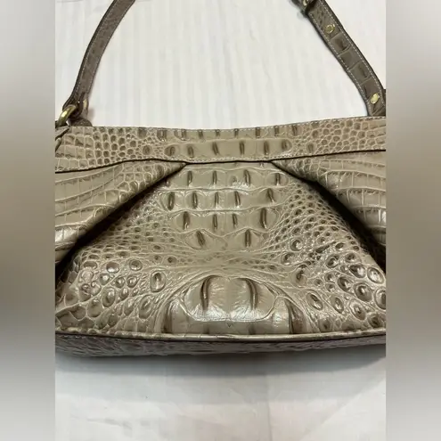 Brahmin  Women's Tote Bag, Medium - Beige Croc Embossed Handbag