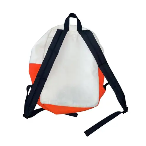 Gap  Colorblock Preppy Light academia Backpack Unisex Orange Blue Cream