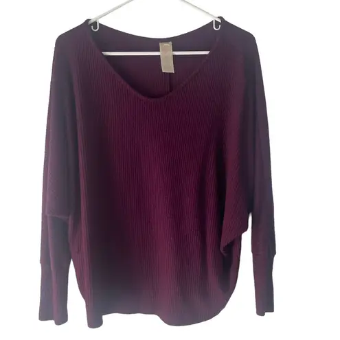 Retreat Women's Size Small Burgundy Purple Two Piece Pajama Set