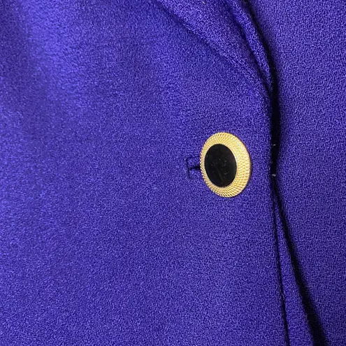 Lilli Ann Vintage Wool Blazer Purple Size 10
