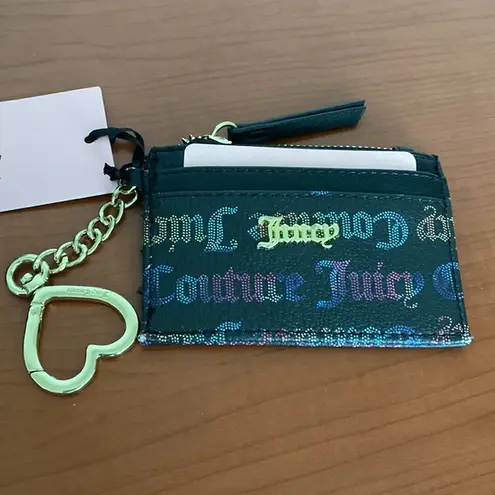 Juicy Couture NWT  coin case with card slot and key chain