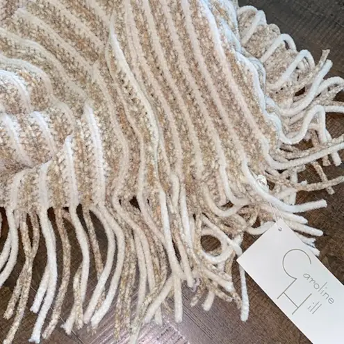 Caroline Hill fringe scarf new with tags