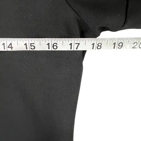 Fabletics  Tilly Sweatshirt Dress S Black Neoprene Stretch Perforated Comfort