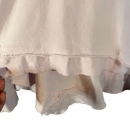 C&C California Pink California Girl Graphic Long Sleeve Top Women Sz L